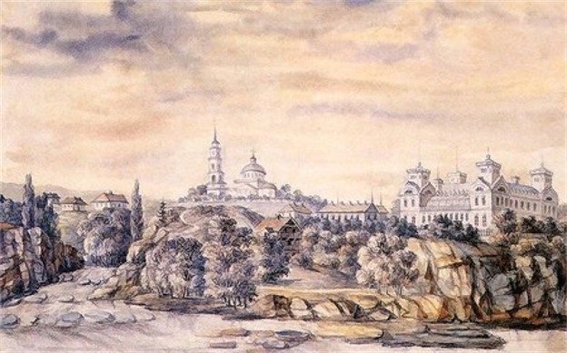 Image - View of Korsun on an old lithograph.